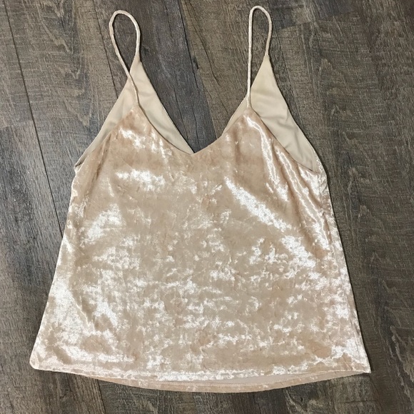 Blush velvet tank - Picture 2 of 3